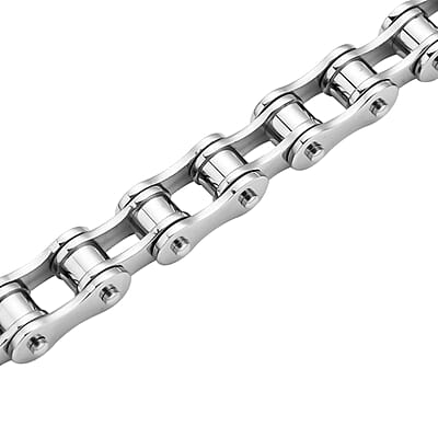 Bicycle Chain Design Bracelet in Stainless Steel (8.00 In) 64.90 Grams