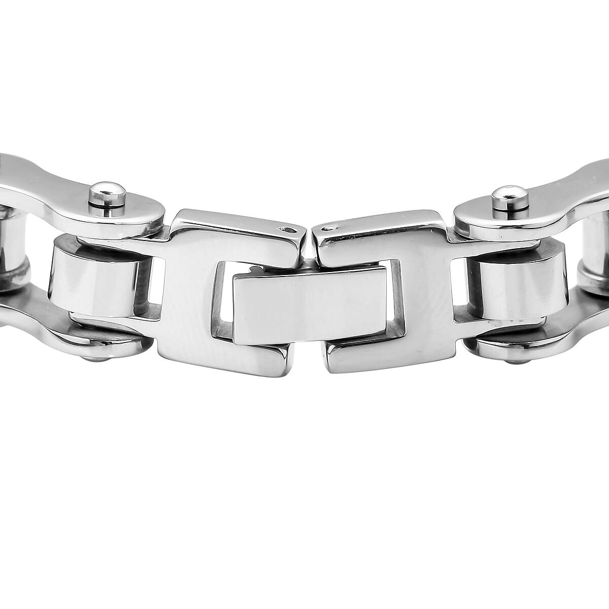 Bicycle Chain Design Bracelet in Stainless Steel (8.00 In) 64.90 Grams image number 3