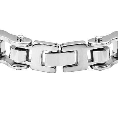 Bicycle Chain Design Bracelet in Stainless Steel (8.00 In) 64.90 Grams