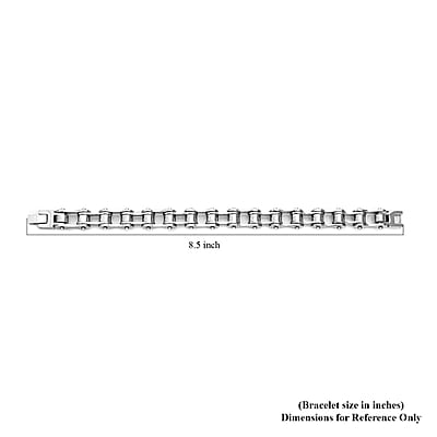 Bicycle Chain Design Bracelet in Stainless Steel (8.00 In) 64.90 Grams