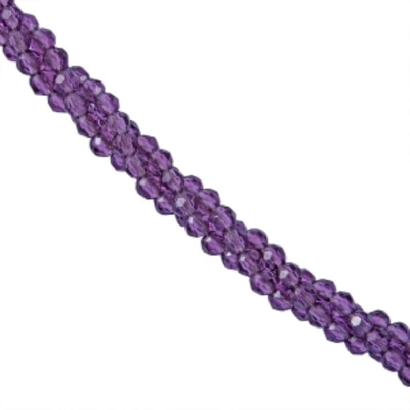 African Amethyst 100.00 ctw Necklace in Sterling Silver 18 Inches