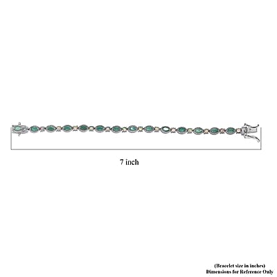 Premium Grandidierite and Premium Ethiopian Welo Opal Bracelet in Platinum Over Sterling Silver (6.50 In) 4.35 ctw