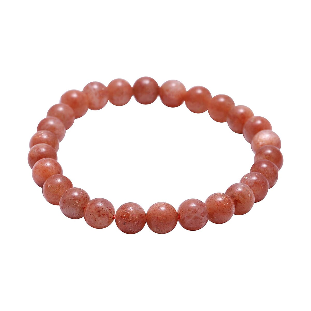 Tanzania Golden Sunstone 8-10mm Beaded Stretch Bracelet 240.00 ctw image number 2