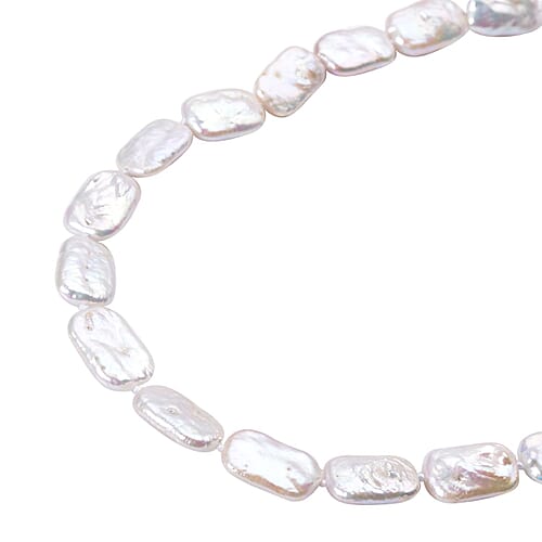 White Keshi Pearl - Product card gallery slide 3 (9431429153023)