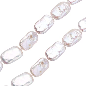White Keshi Pearl - Product card gallery slide 4 (9431429153023)