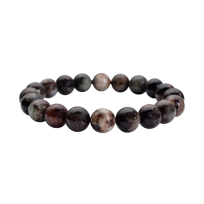 African Biotite 9-11mm Beaded Stretch Bracelet 153.50 ctw