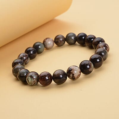 African Biotite 9-11mm Beaded Stretch Bracelet 153.50 ctw