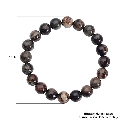 African Biotite 9-11mm Beaded Stretch Bracelet 153.50 ctw