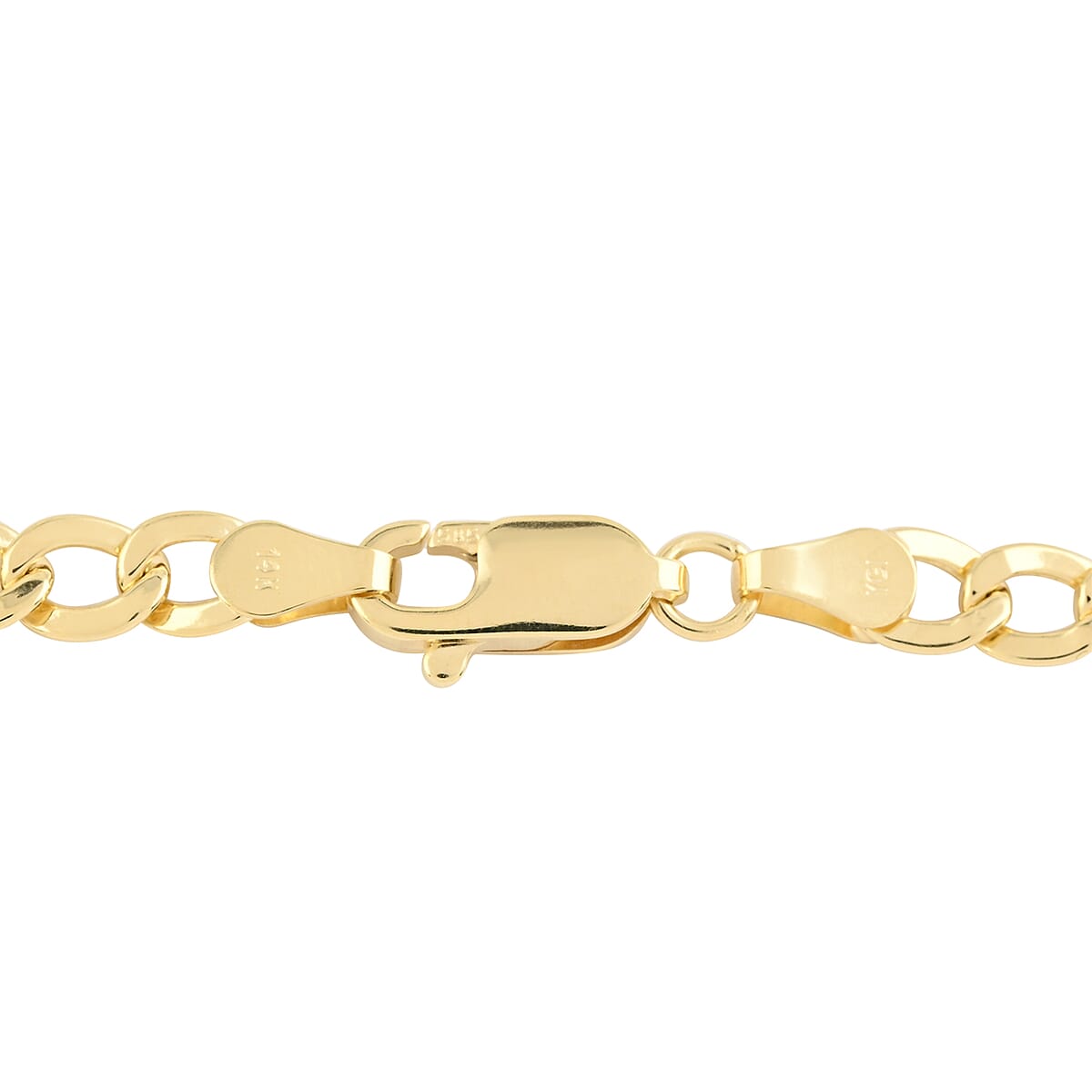 14K Yellow Gold 4.3mm Cuban Chain Necklace 22 Inches 7.35 Grams image number 3