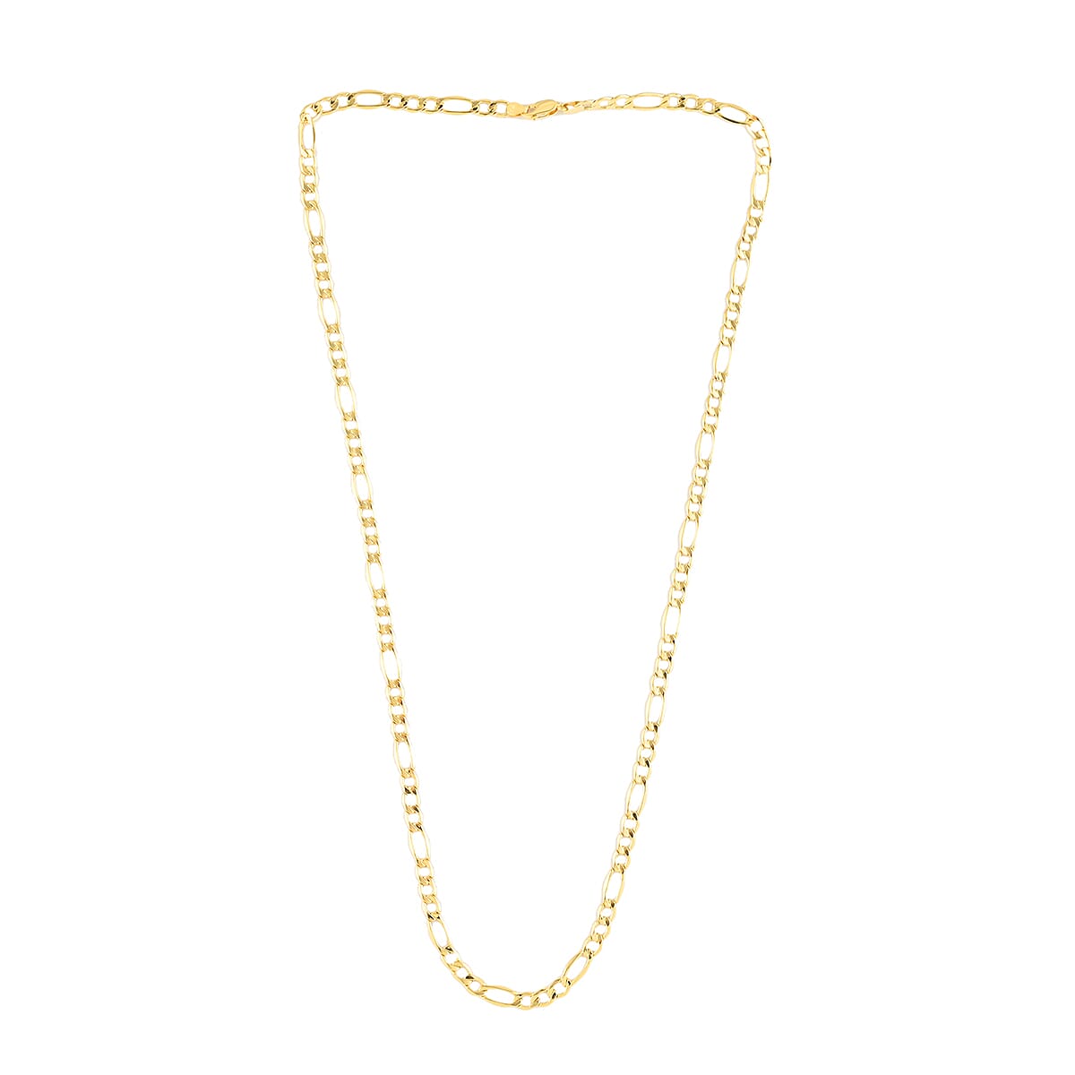 14K Yellow Gold 5mm Figaro Chain Necklace 26 Inches 9.20 Grams image number 2