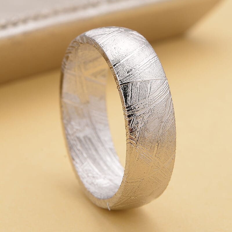 Marvelous Meteorite Band Ring (Size 10.0) 21.75 ctw