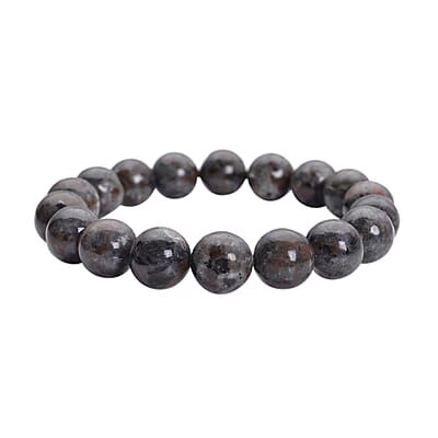 Natural Yooperlite 9-11mm Beaded Stretch Bracelet 107.50 ctw with Free UV Flash Light
