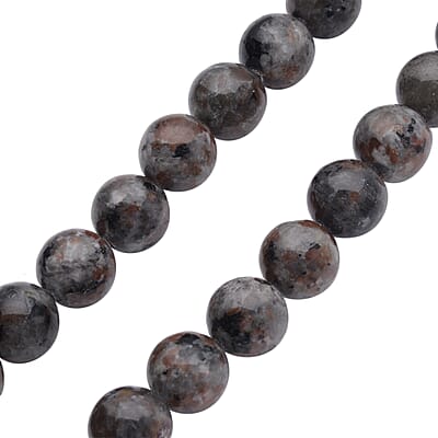 Natural Yooperlite 466.50 ctw Beaded Necklace in Sterling Silver, Beaded Necklace, Birthday Gifts For her, Free UV Flash Light 466.50 ctw