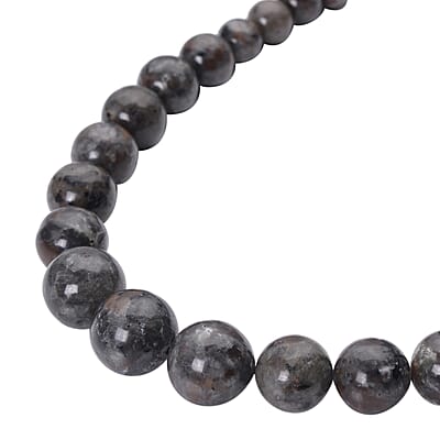 Natural Yooperlite 466.50 ctw Beaded Necklace in Sterling Silver, Beaded Necklace, Birthday Gifts For her, Free UV Flash Light 466.50 ctw