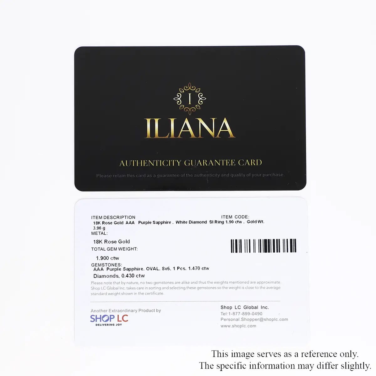 Certified and Appraised Iliana AAA Madagascar Purple Sapphire and G-H SI Diamond 1.90 ctw Halo Ring in 18K Rose Gold (Size 8.0) 4.10 Grams image number 6