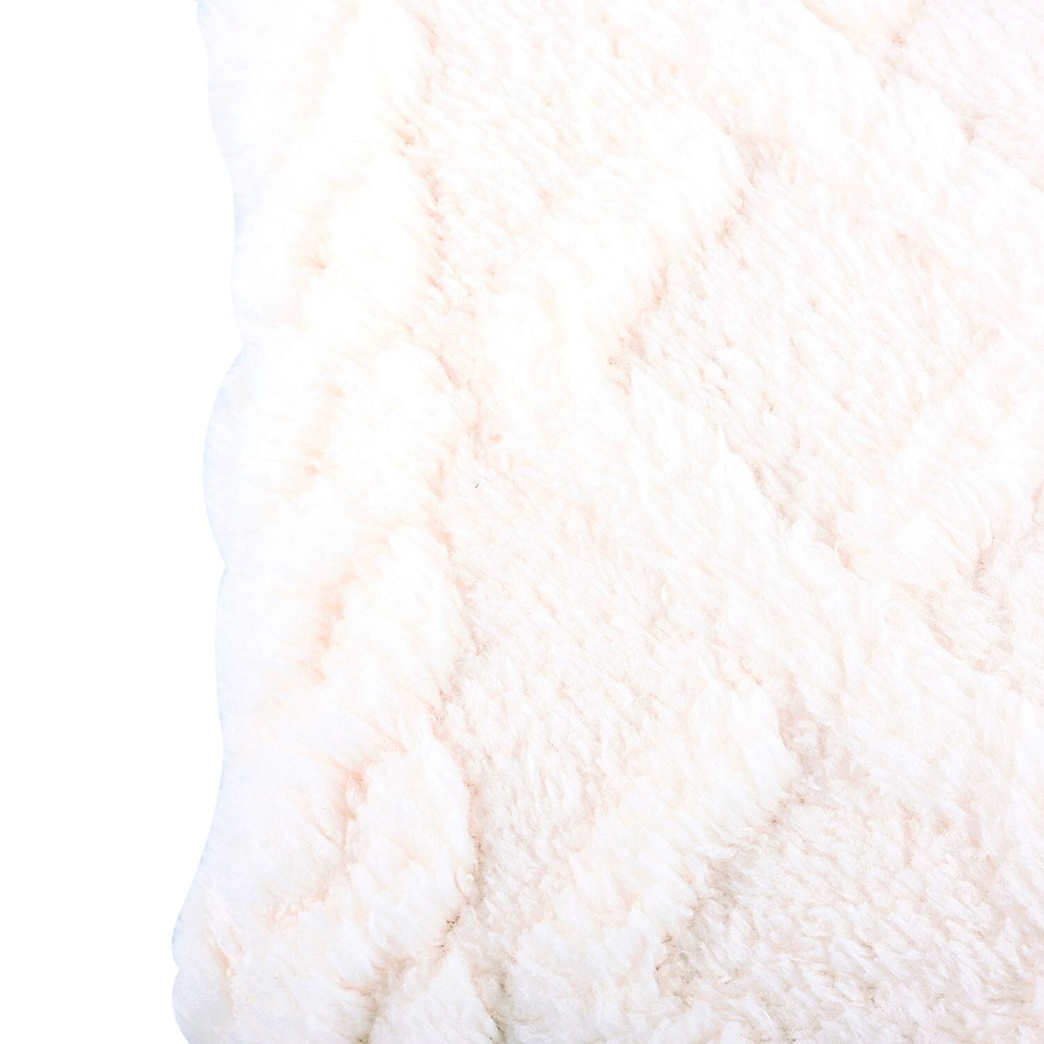 Homesmart Light Pink Solid Sherpa Microfiber Throw 1.67lbs