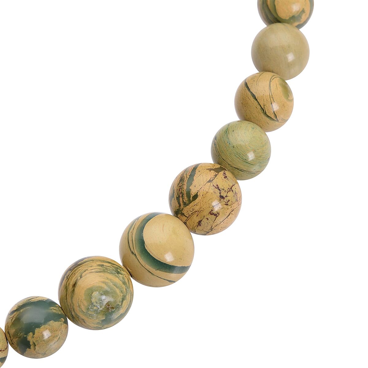 Muscovite 5-12mm Beaded Necklace 20 Inches in Rhodium Over Sterling Silver 269.00 ctw image number 3
