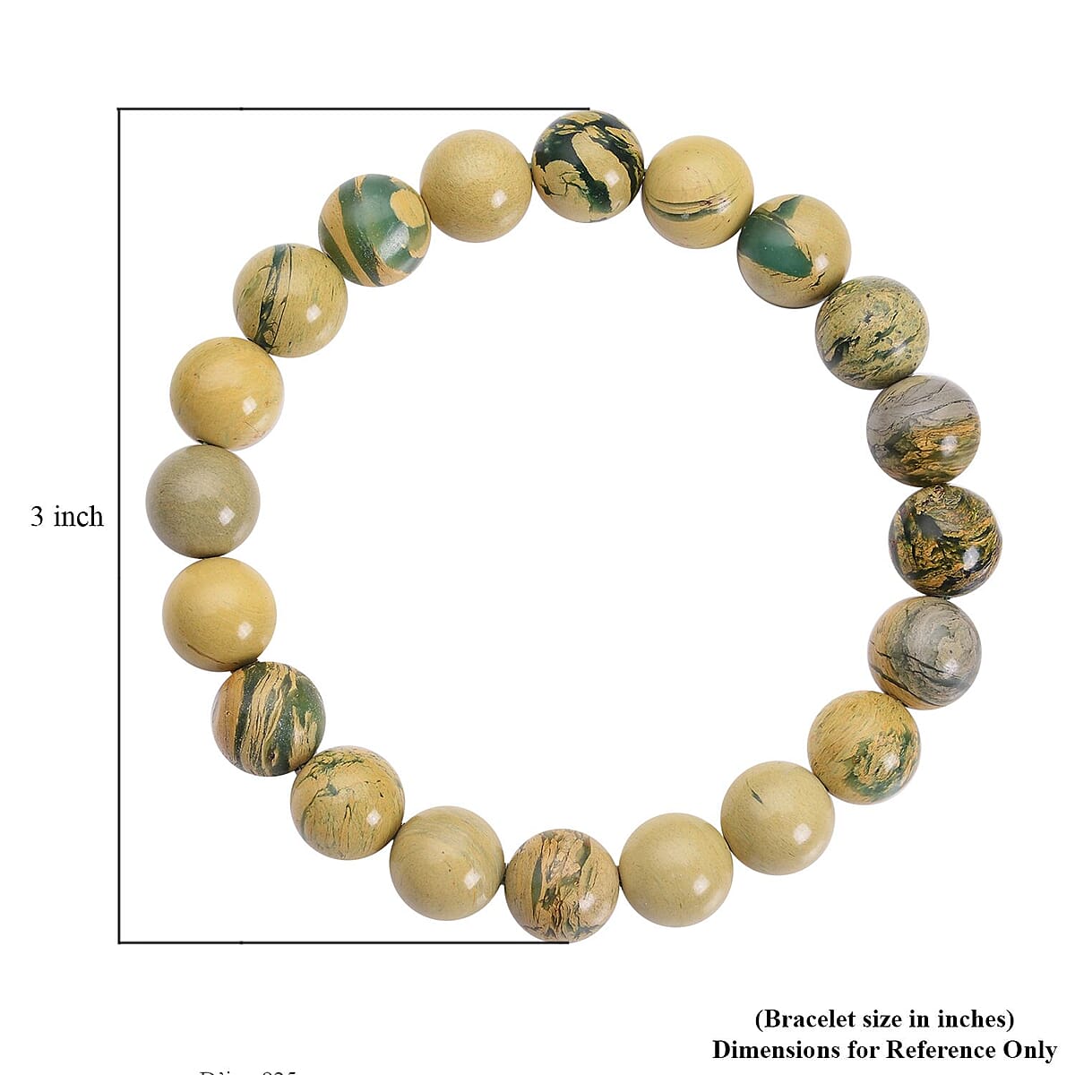 SUPER RARE FIND Muscovite 9-11mm Beaded Stretch Bracelet 154.00 ctw image number 2