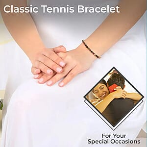 Multi-Tourmaline Tennis Bracelet, Vermeil Yellow Gold Over Sterling Silver Bracelet, Tourmaline Jewelry For Her (7.25 In) 11.75 ctw