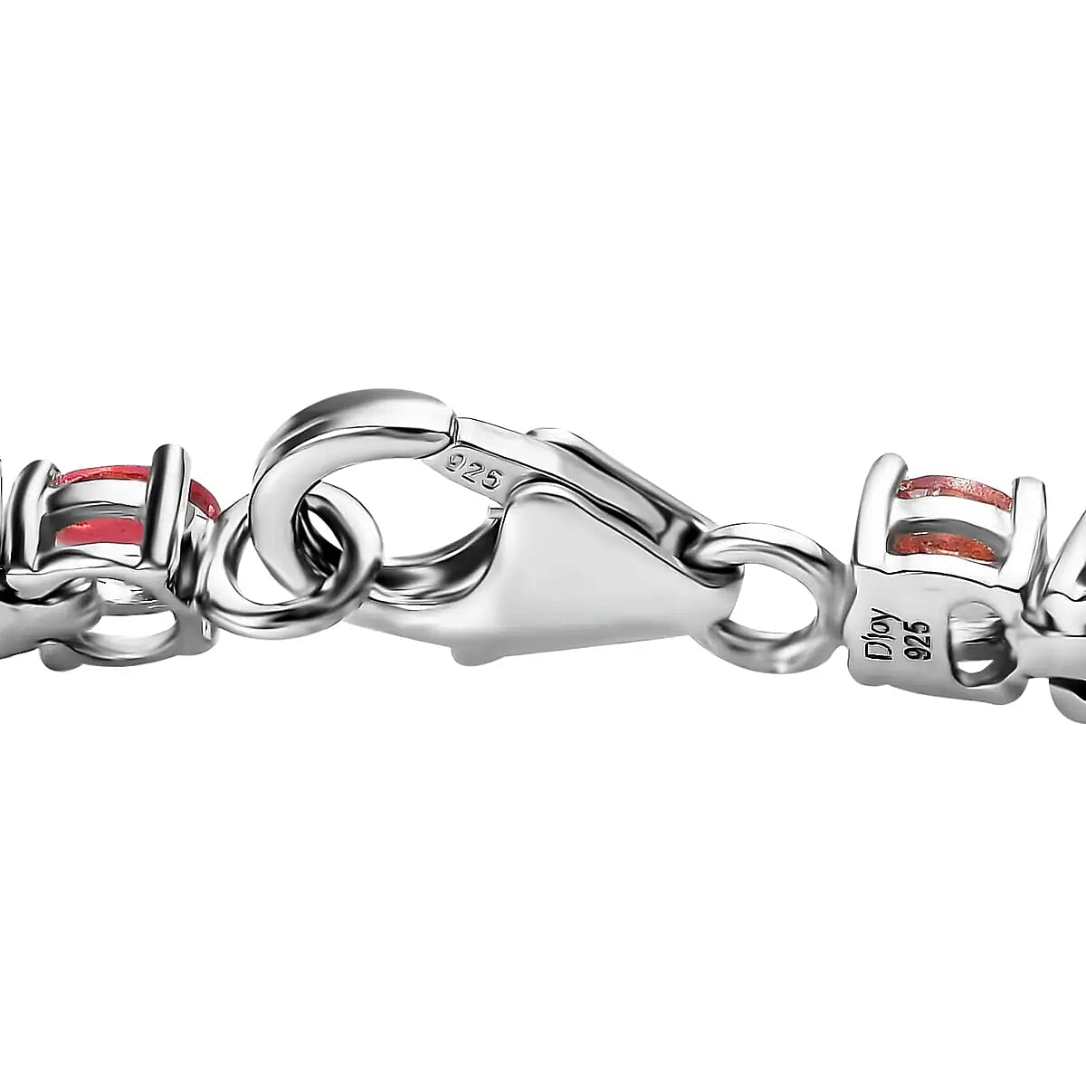 Multi-Tourmaline Tennis Bracelet, Platinum Over Sterling Silver Bracelet, Tourmaline Jewelry For Her (8.00 In) 10.40 ctw image number 4