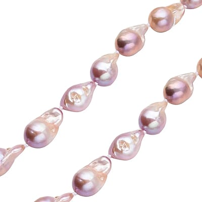 Multi Color Freshwater Pearl Necklace, Fancy Shape Pearl Necklace, 20 Inch Necklace, Rhodium Over Sterling Silver Necklace
