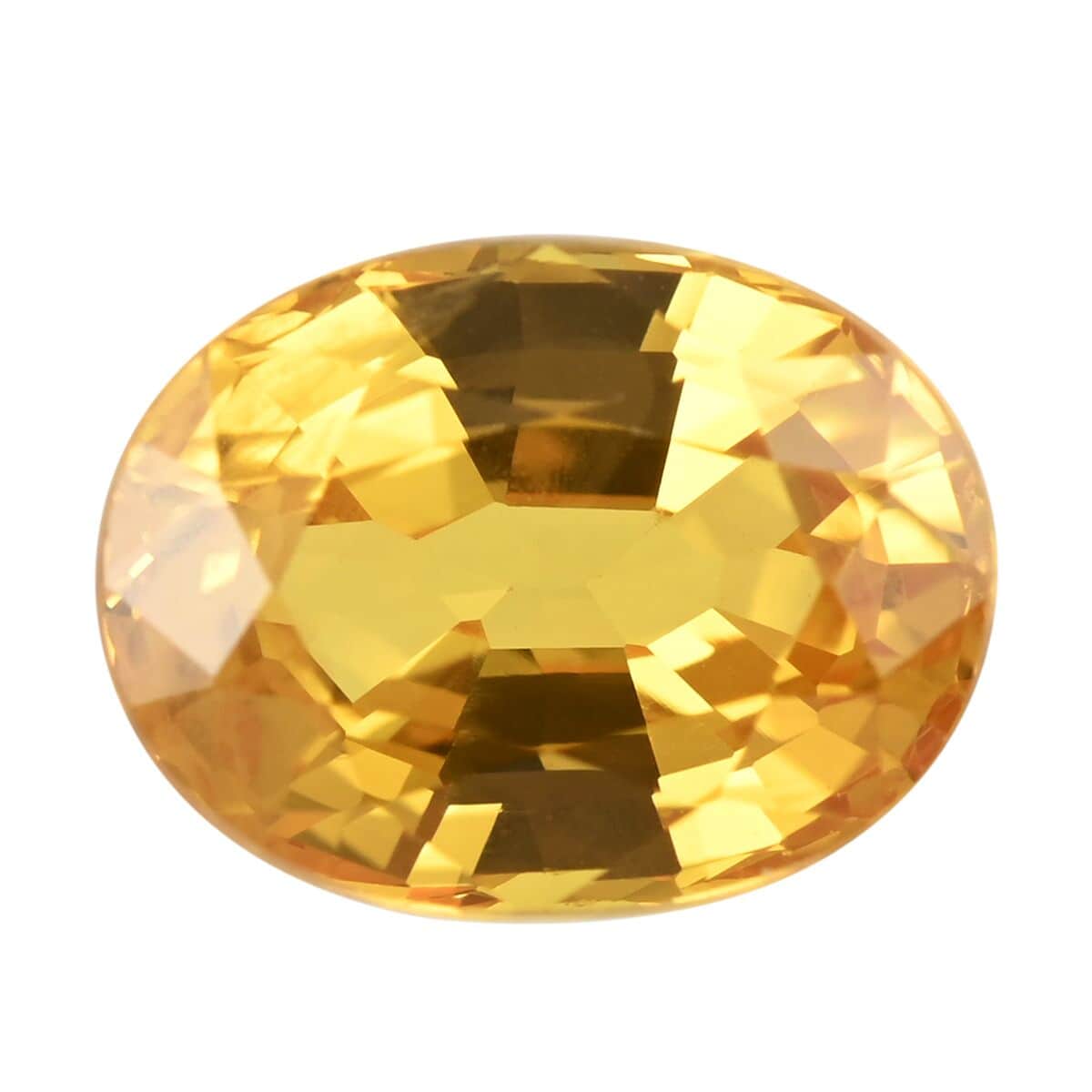 Certified & Appraised AAAA Yellow Sapphire (Ovl 9x7 mm) 2.20 ctw, Oval Loose Sapphire For Jewelry, Loose Gemstone For Ring Necklace image number 0