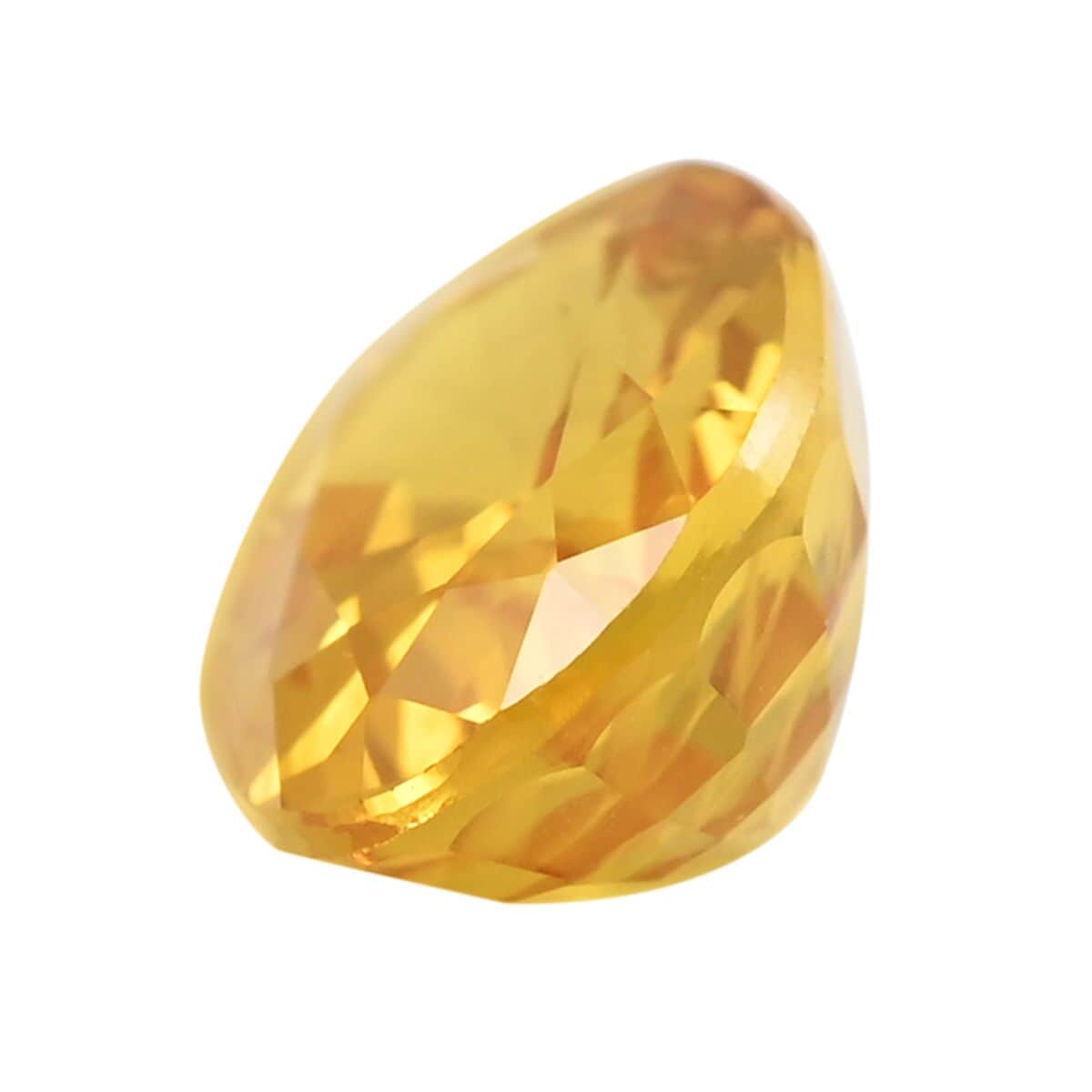 Certified & Appraised AAAA Yellow Sapphire (Ovl 9x7 mm) 2.20 ctw, Oval Loose Sapphire For Jewelry, Loose Gemstone For Ring Necklace image number 1