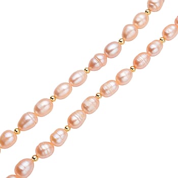Peach Fresh Water Pearl - Product card gallery slide 4 (10176846725433)