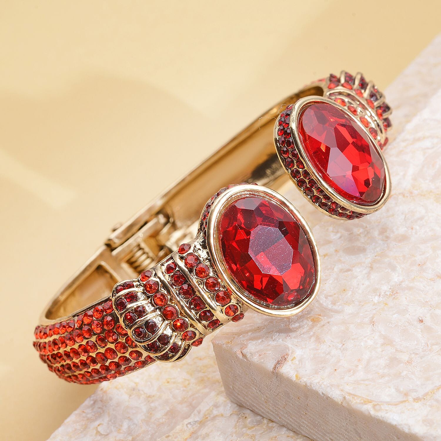 Simulated Ruby Color Diamond