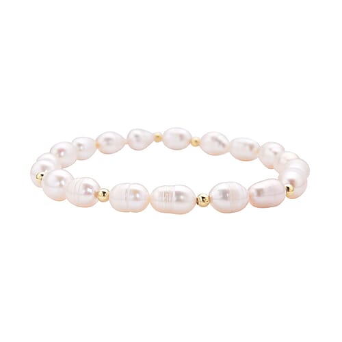 White Fresh Water Pearl - Product card gallery slide 3 (9431490199807)
