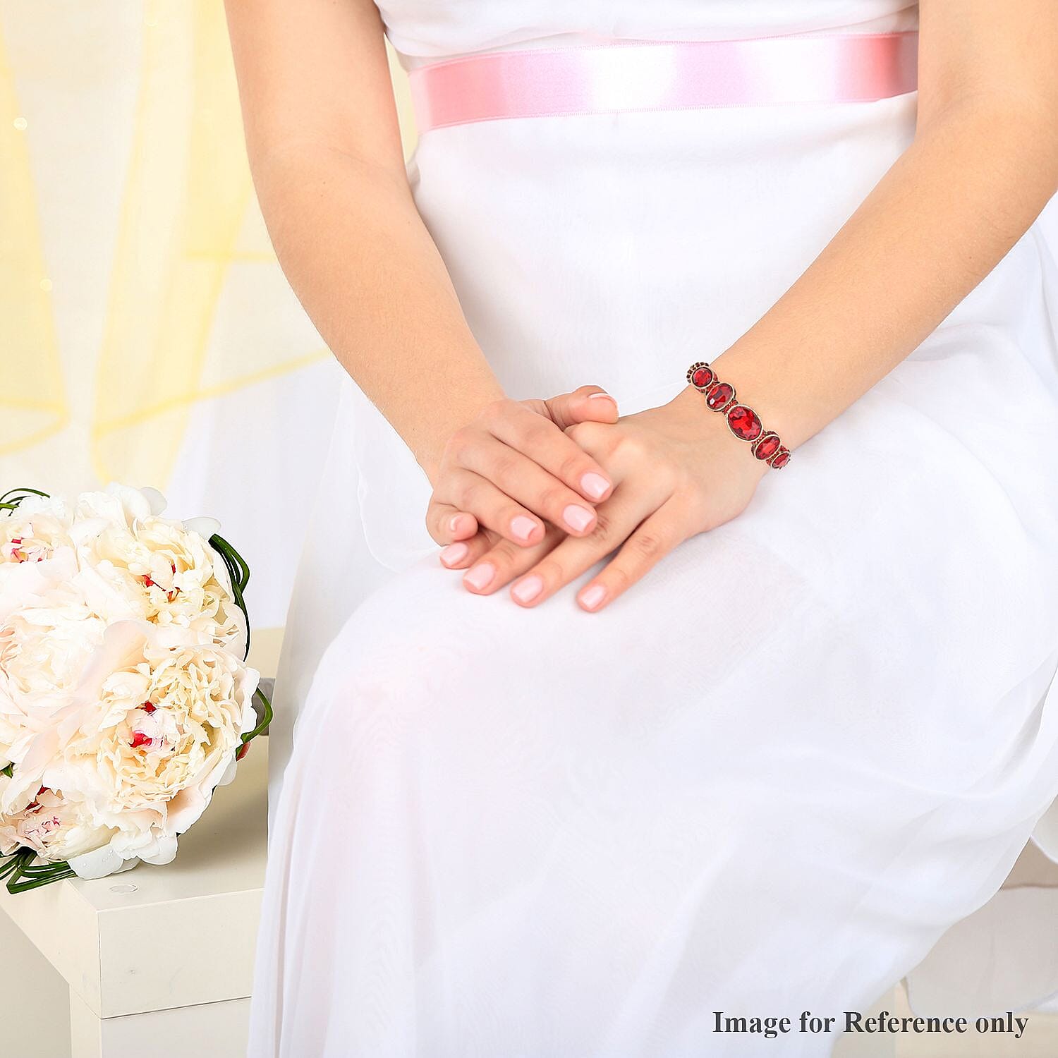 Simulated Ruby Color Diamond