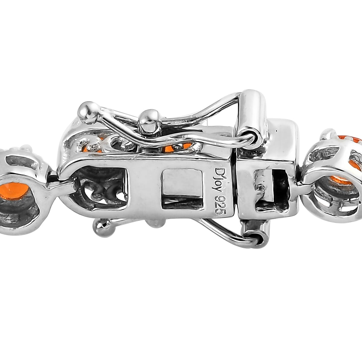 Crimson Fire Opal Tennis Bracelet in Platinum Over Sterling Silver (6.50 In) 11.45 Grams 3.50 ctw image number 3