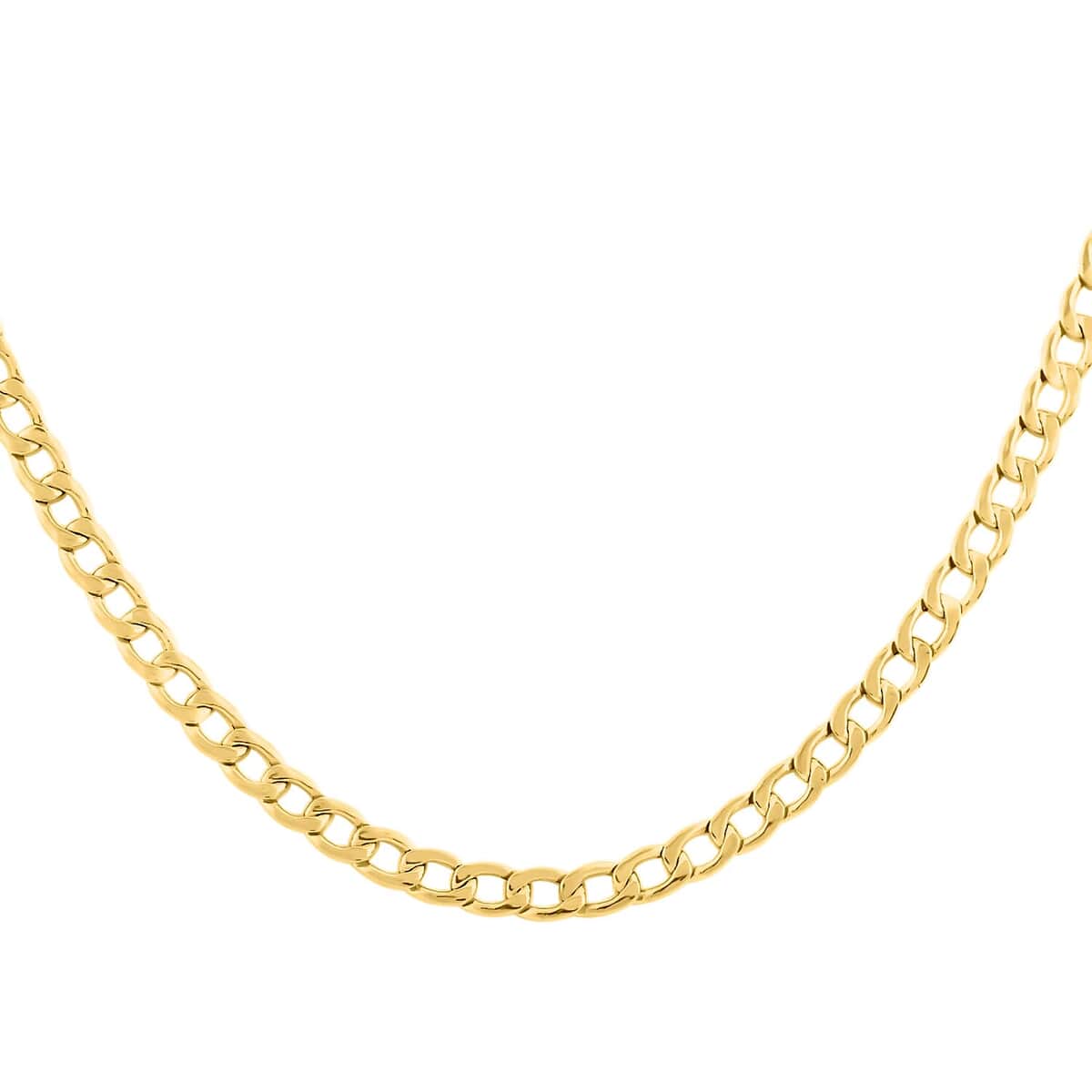 18K Yellow Gold 2.04mm Cuban Chain Necklace 24 Inches 2.40 Grams image number 0