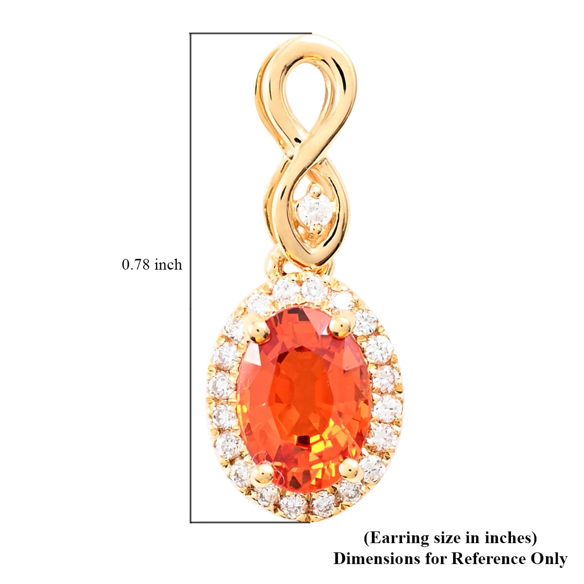 Certified & Appraised  Iliana 18K Yellow Gold AAA Songea Sapphire and G-H SI Diamond Earrings 2.53 Grams 2.25 ctw image number 5