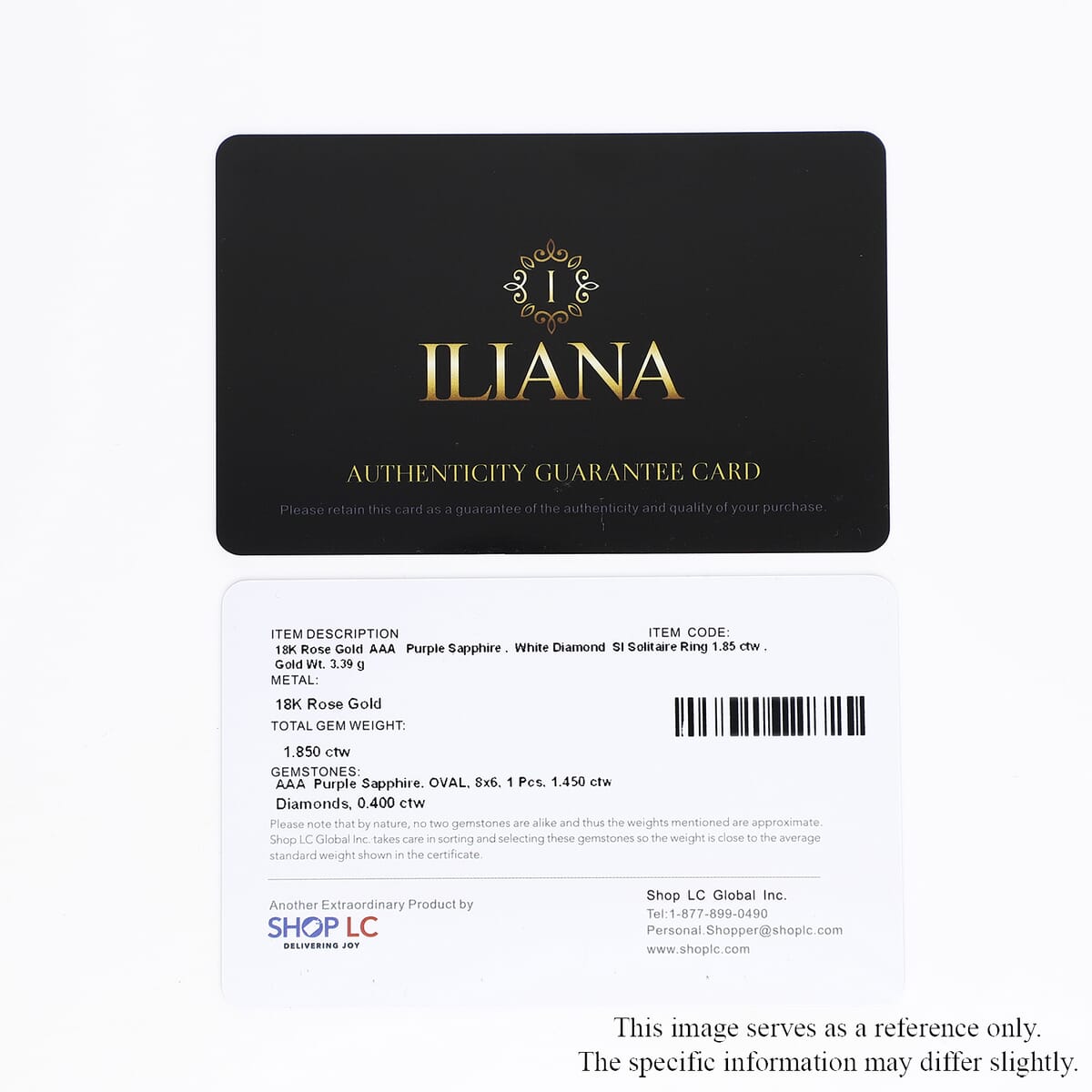 Certified & Appraised Iliana AAA Madagascar Purple Sapphire and G-H SI Diamond 1.85 ctw Double Halo Ring in 18K Rose Gold (Size 8.0) image number 7