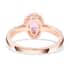 Certified Iliana 18K Rose Gold AAA Madagascar Purple Sapphire and G-H SI Diamond Halo Ring (Size 9.0) 1.35 ctw image number 4