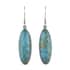 Artisan Crafted Mojave Blue Turquoise Earrings in Sterling Silver 26.50 ctw image number 0