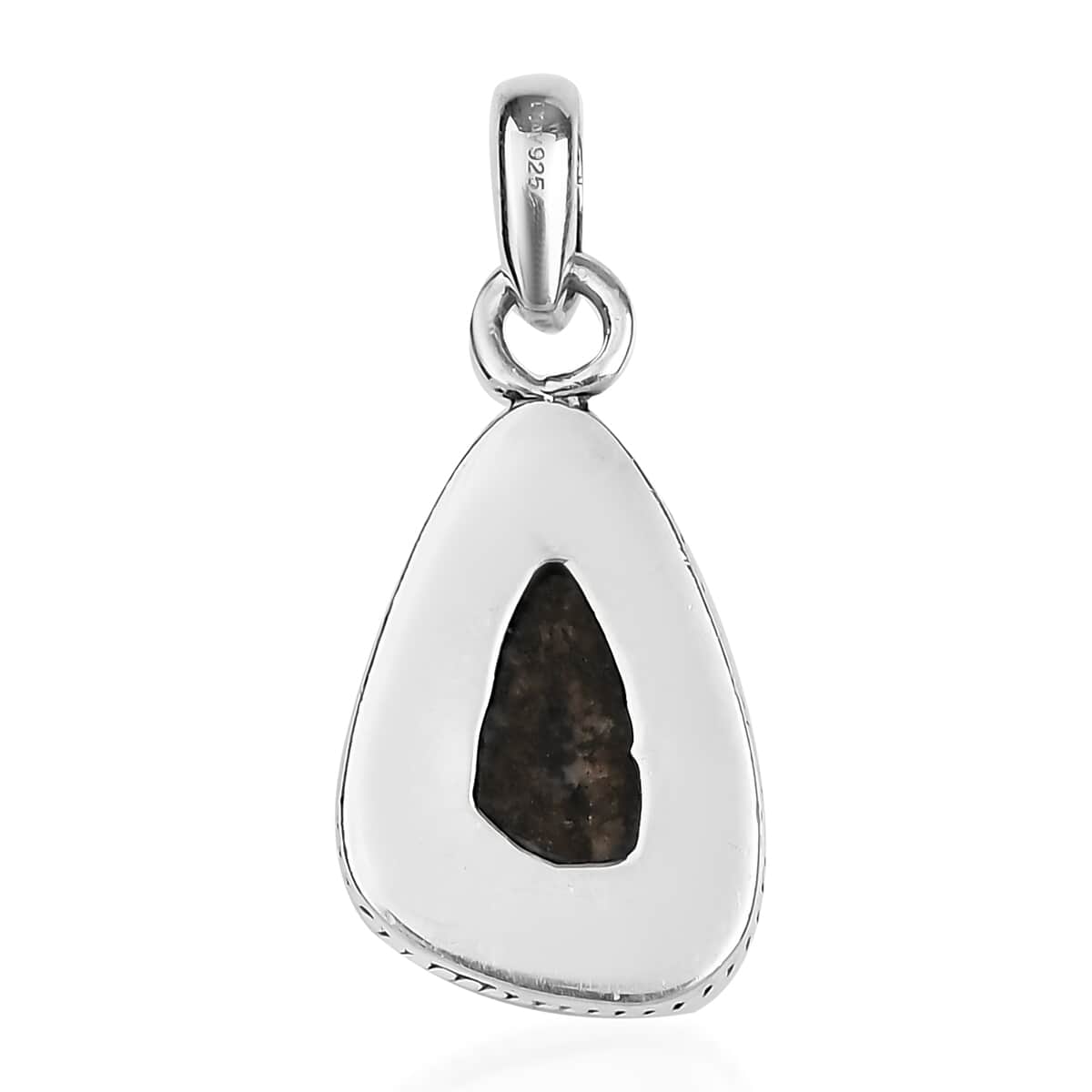 Artisan Crafted Natural Yooperlite Pendant in Sterling Silver 6.20 ctw with Free UV Flash Light image number 3