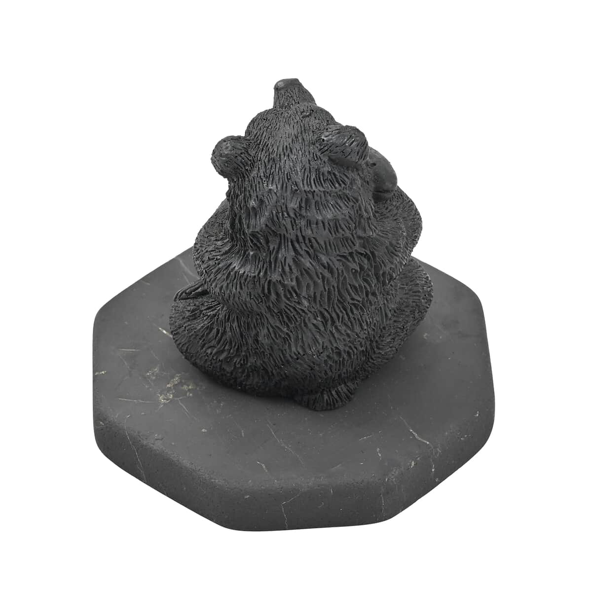 Bear with Fish Shungite Figurine, Home Decor Figurine, Decorative Figurine, Living Room Decor image number 4