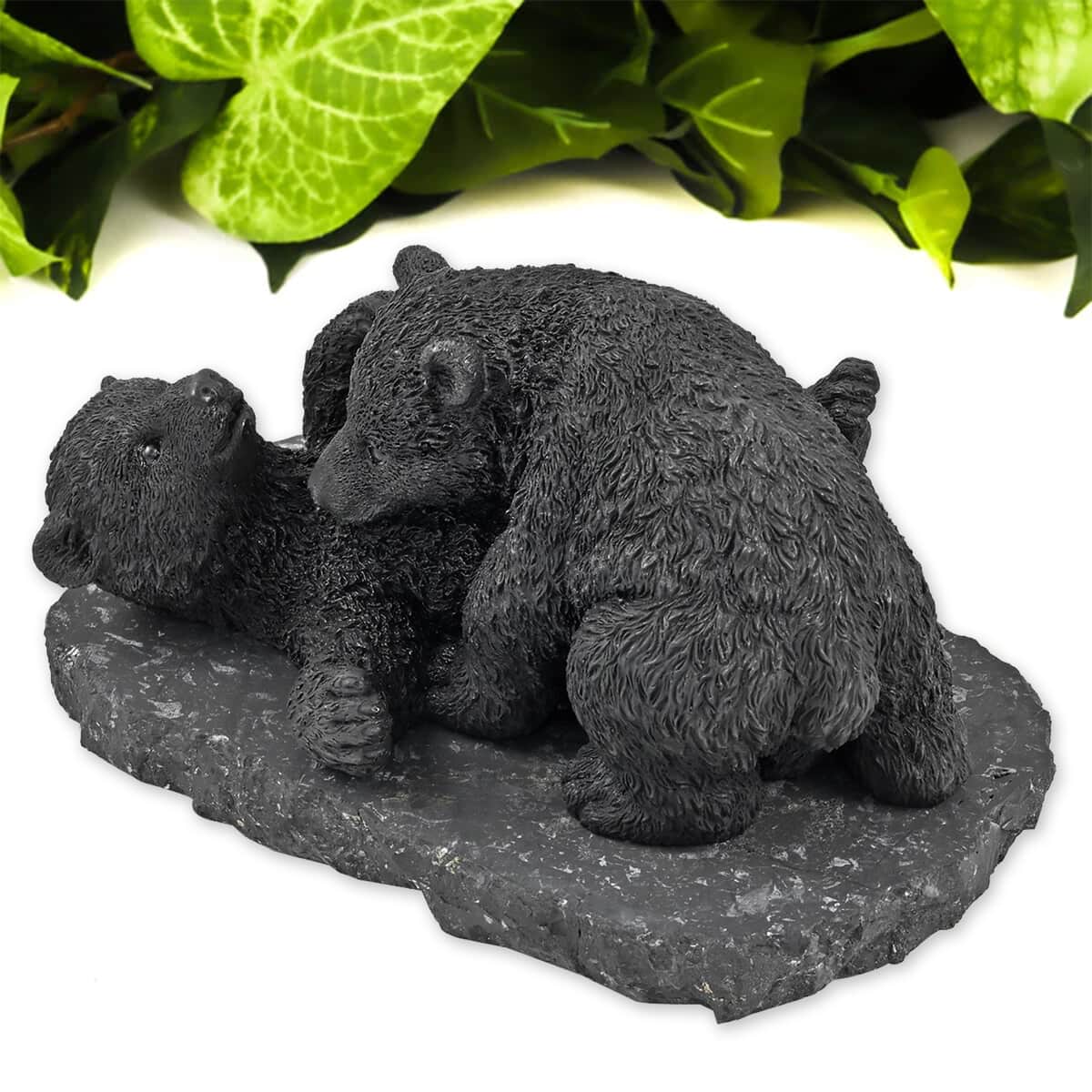 Bear with Cub Shungite Figurine image number 1