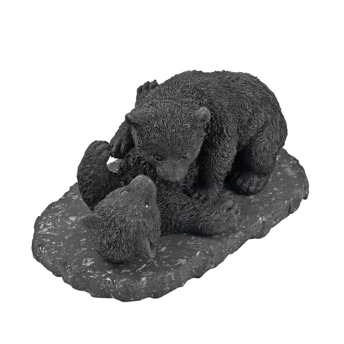 Bear with Cub Shungite Figurine image number 6