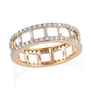 Luxoro 10K Yellow Gold G-H I3 Diamond Band Ring (Size 7.0) 0.60 ctw