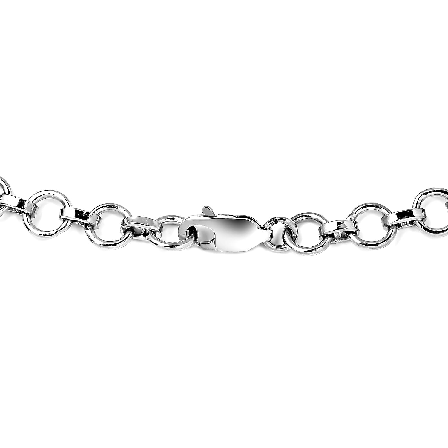 Polki Diamond Bracelet in Platinum Over Sterling Silver (8.00 In) 2.50 ctw
