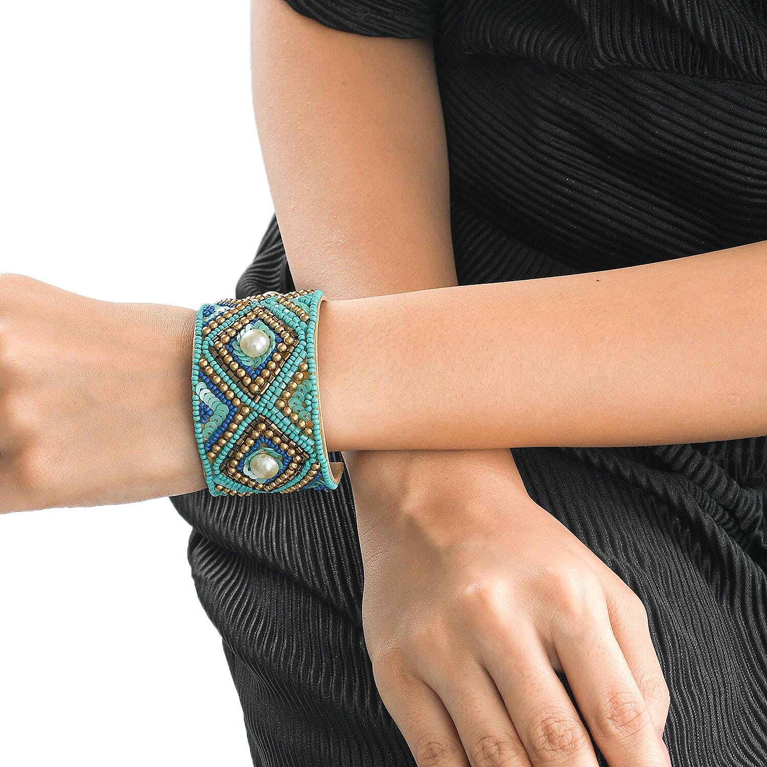 Turquoise Geometric - Product card gallery slide 2 (9431421124863)