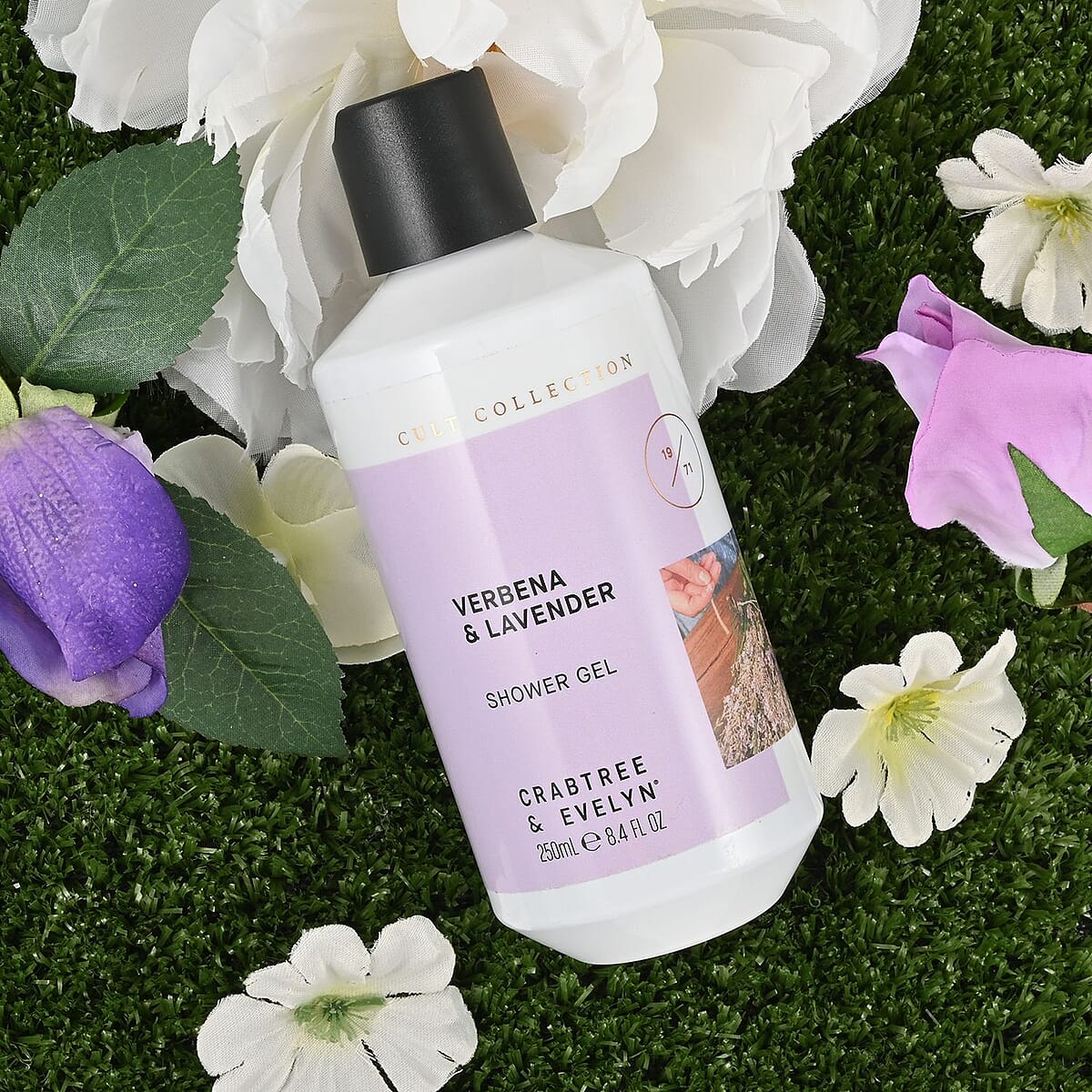 CLOSEOUT Crabtree & Evelyn Cult Collection Verbena & Lavender Shower Gel 8.4 Oz image number 1