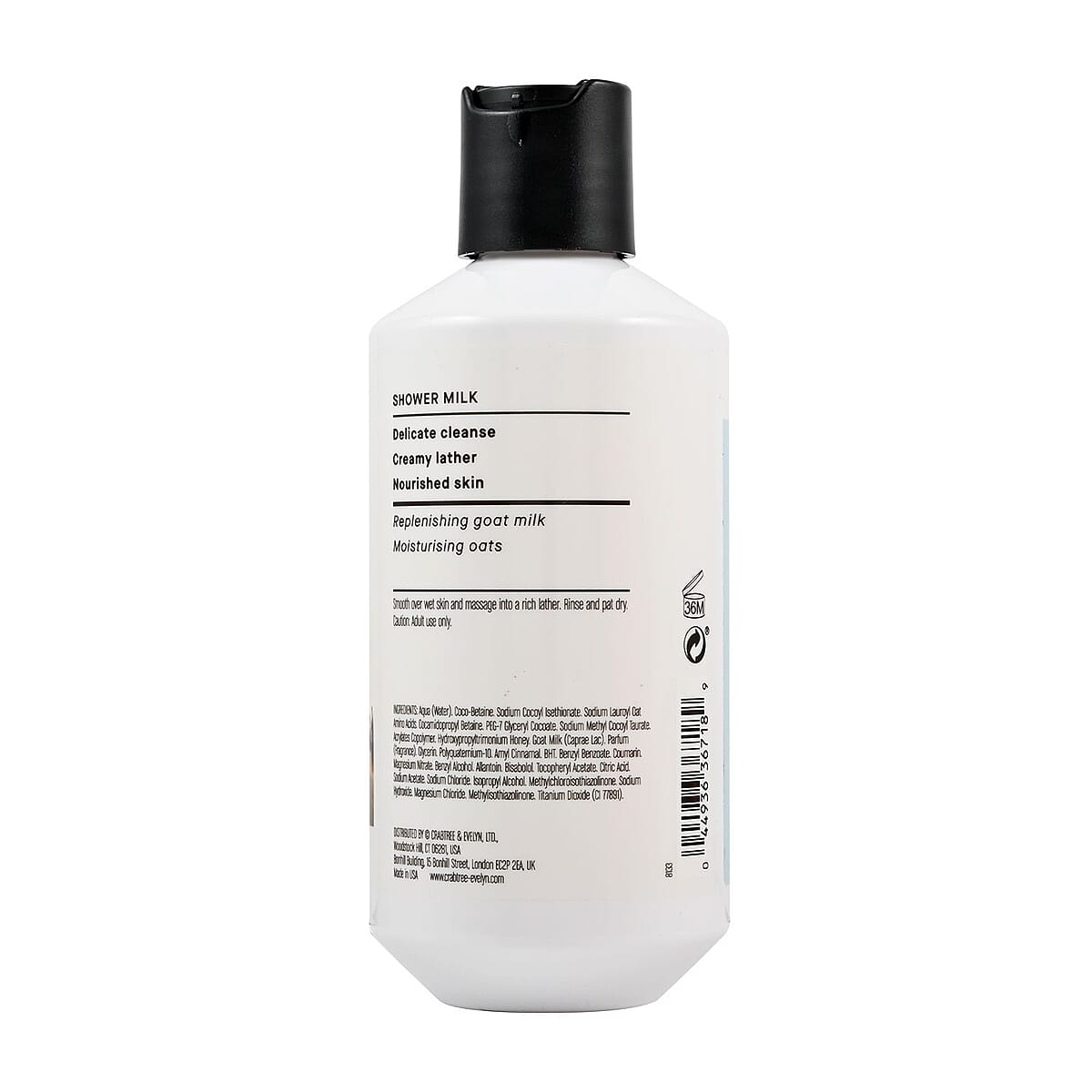 CLOSEOUT Crabtree & Evelyn Cult Collection Goatmilk & Oat Shower Milk 8.4 Oz image number 5