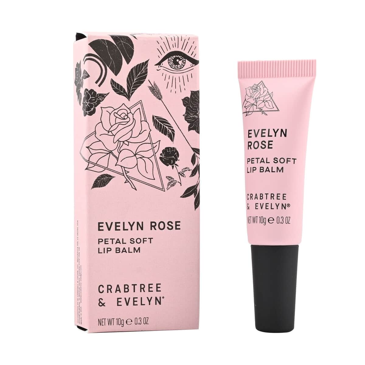 CLOSEOUT Crabtree & Evelyn Rose Petal Soft Lip Balm .3oz image number 0