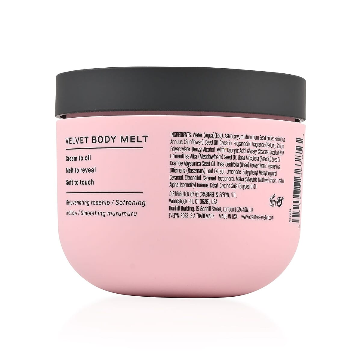 CLOSEOUT Crabtree & Evelyn Evelyn Rose Velvet Body Melt 250ML 8.4oz image number 5