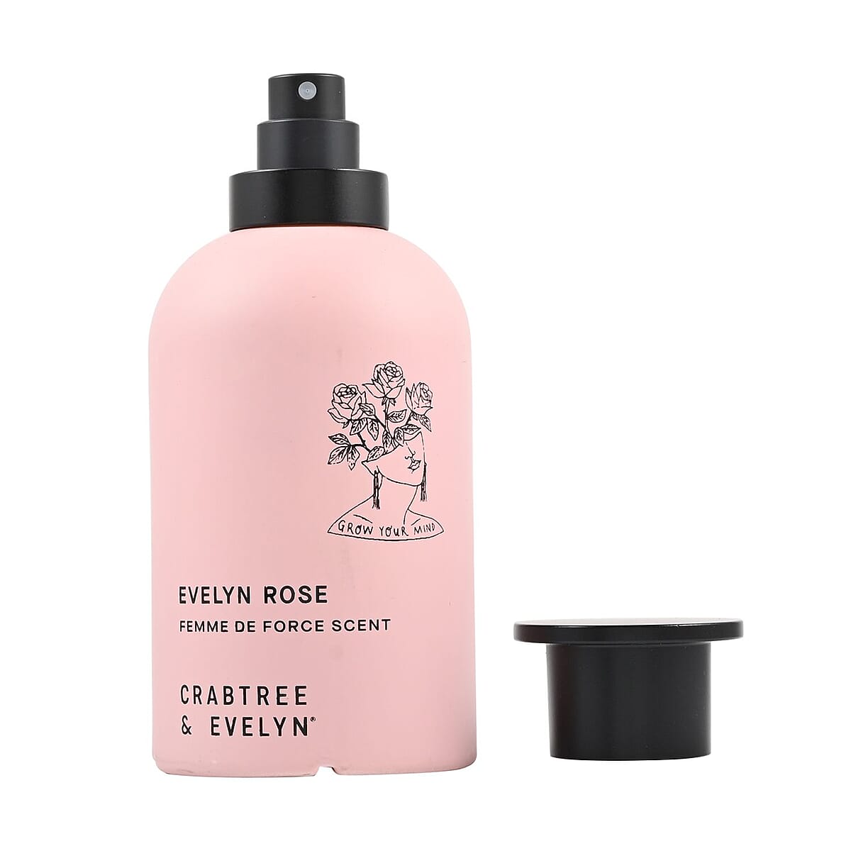 Closeout Crabtree & Evelyn Evelyn Rose Femme De Force Scent 100ML 3.3oz | Fresh Floral Perfumes for Women | Floral Fragrances | Women's Floral Perfume image number 6