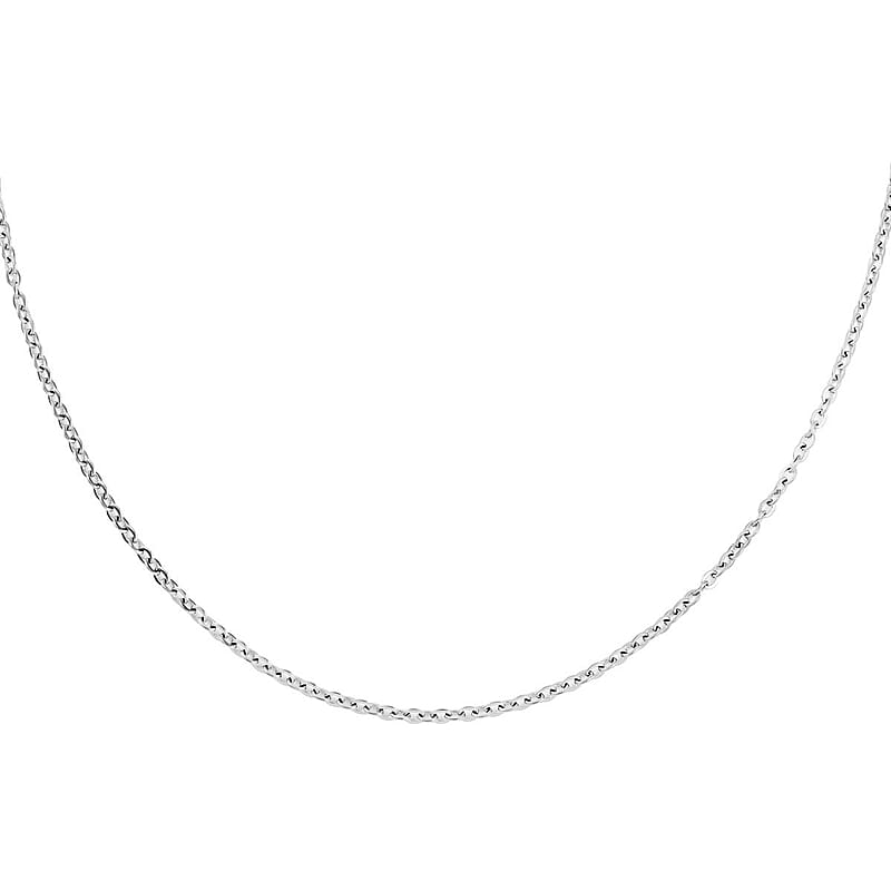 1.65mm Cable Link Necklace 18 Inches in Stainless Steel